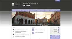 Desktop Screenshot of polo-piacenza.polimi.it
