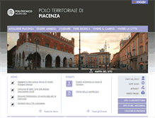 Tablet Screenshot of polo-piacenza.polimi.it