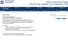 Tablet Screenshot of disabilita.polimi.it