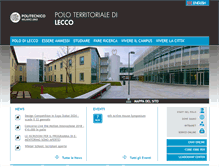 Tablet Screenshot of polo-lecco.polimi.it