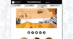 Desktop Screenshot of poliorientami.polimi.it