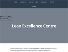 Tablet Screenshot of lean.polimi.it