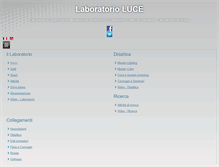 Tablet Screenshot of luce.polimi.it