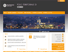 Tablet Screenshot of polo-como.polimi.it