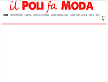 Tablet Screenshot of moda.polimi.it