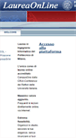 Mobile Screenshot of iol.laureaonline.polimi.it