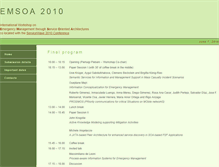 Tablet Screenshot of emsoa2010.ws.dei.polimi.it