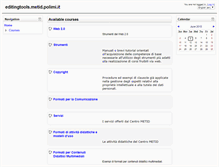 Tablet Screenshot of editingtools.metid.polimi.it